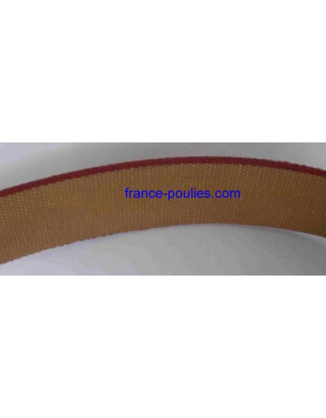 courroie plate coton caoutchouc 3 plis  largeur 50