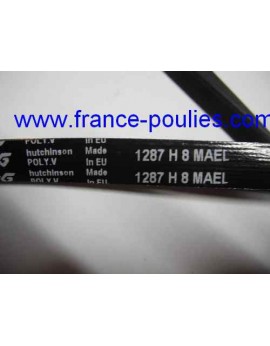 courroie poly v 1287 PH 8 dents  MA 