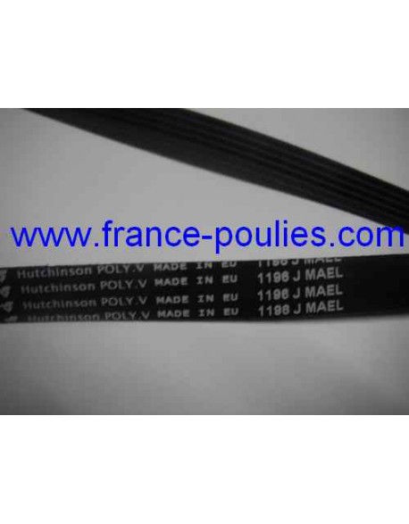 courroie poly v 1196 PJ 5 dents  MA 