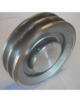 poulie alu 2 spb Øp125