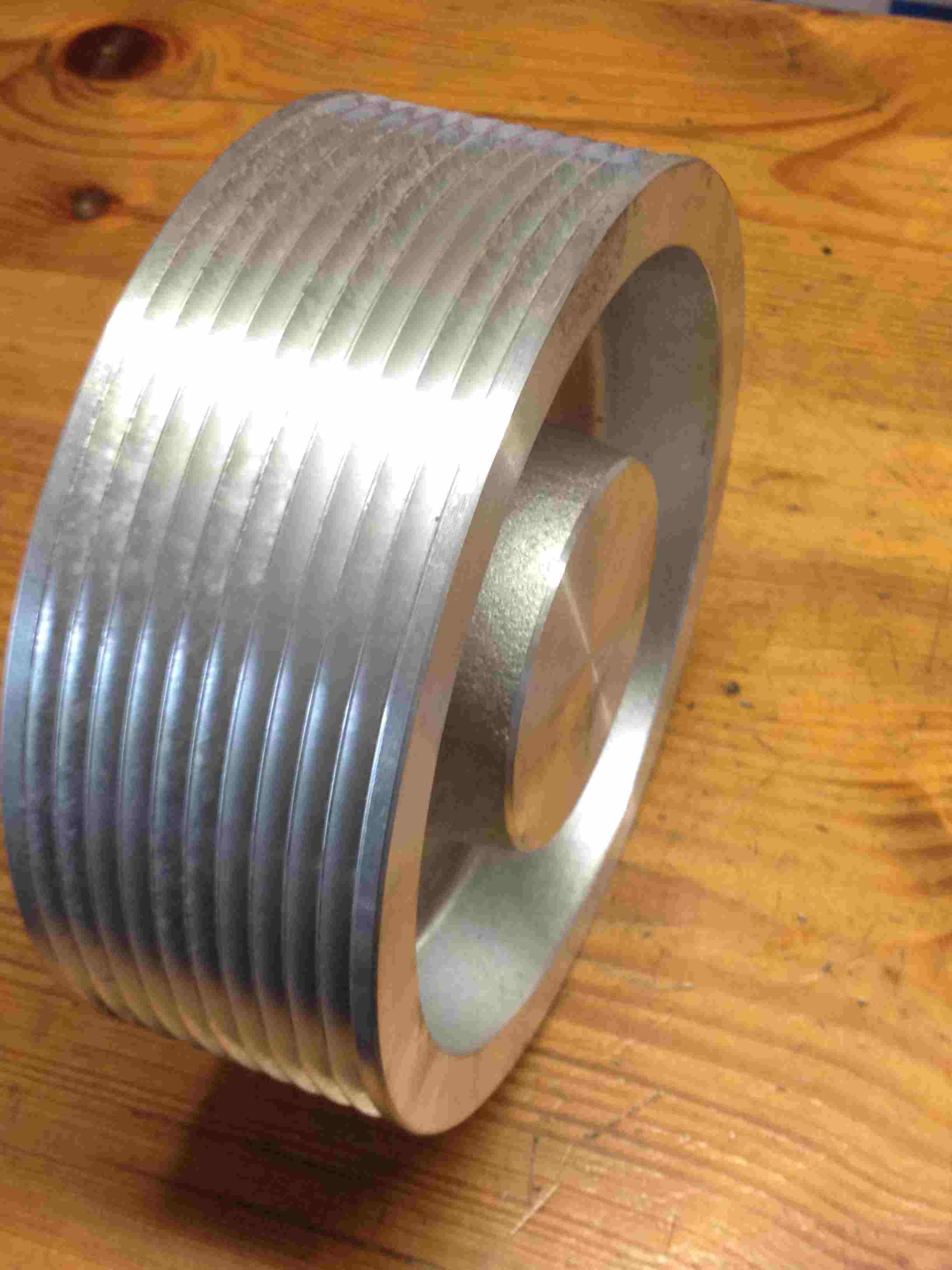 Poulie De Courroie En Fonte De Type 2B Plate à Double Fente, Poulie De