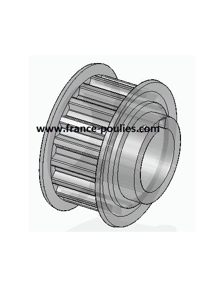 COURROIE TRAPEZOIDALE DENTEE - SECTION XPA (13x10) - De 630 à 4500 mm de  longueur