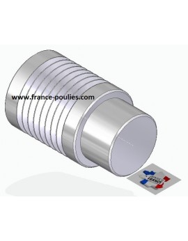 POULIE POLY-V ALU Øext 25 PJ 8 DENTS