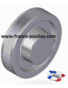 POULIE POLY-V ALU Øext 125 PJ 8 DENTS