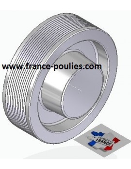 POULIE POLY-V ALU Øext 125 PJ 12 DENTS