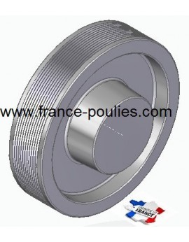 POULIE POLY-V ALU Øext 160 PJ 12 DENTS