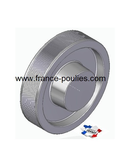 POULIE POLY-V ALU Øext 160 PJ 12 DENTS