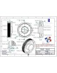 POULIE POLY-V ALU Øext 160 PJ 12 DENTS