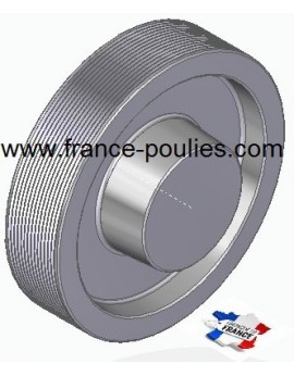 POULIE POLY-V ALU Øext 160 PJ 12 DENTS