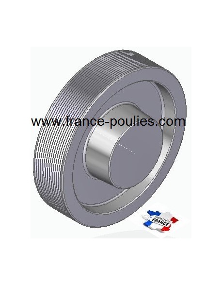 POULIE POLY-V ALU Øext 160 PJ 12 DENTS