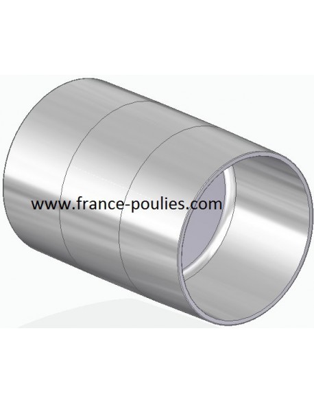 poulie plate alu 70x100