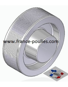 POULIE POLY-V ALU Øext 112 PJ 12 DENTS