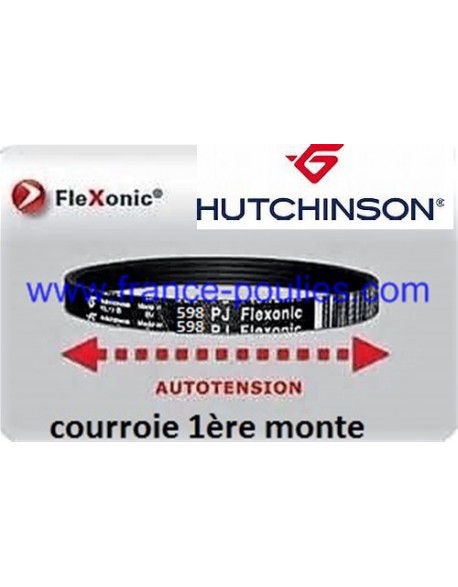 COURROIE POLY V 598 PJ 8 DENTS FLEXONIC