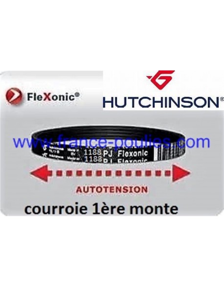 courroie poly v 1188 pj 10 dents flexonic 